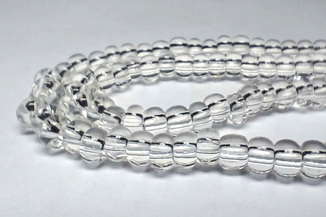 Strung - Glass Beads - Crystal - 00050