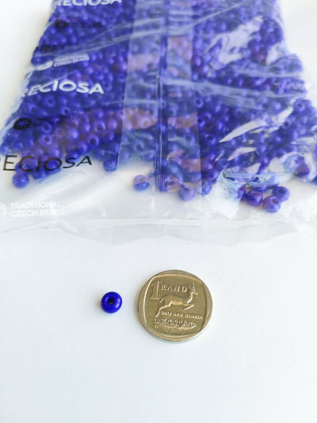 Loose - Seed Glass Beads - Royal Blue - 33060