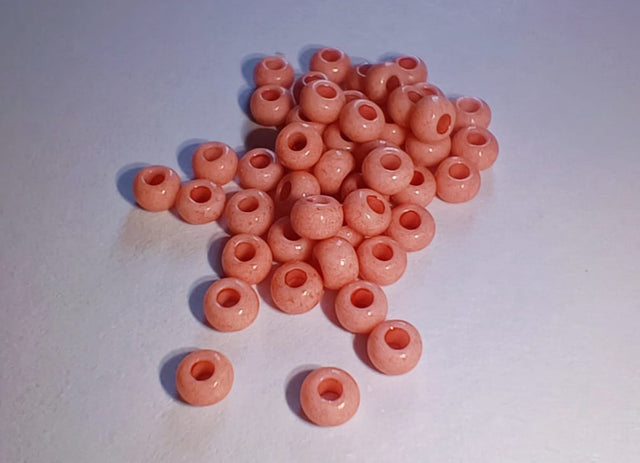 Loose - Seed Glass Beads - Pink Rose Terra - 07331